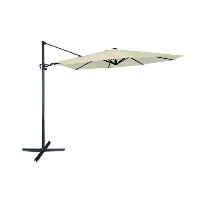 Parasol Aktive Roma 300 x 245 x 300 cm Crema Ø 4,8 cm Aluminio Parasol Aktive Roma 300 x 245 x 300 cm Crema Ø 4,8 cm Aluminio