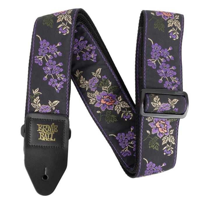 Correa Guit/ Bajo Jacquard - Lavender Blossom 1 Correa Guit/ Bajo Jacquard - Lavender Blossom 1