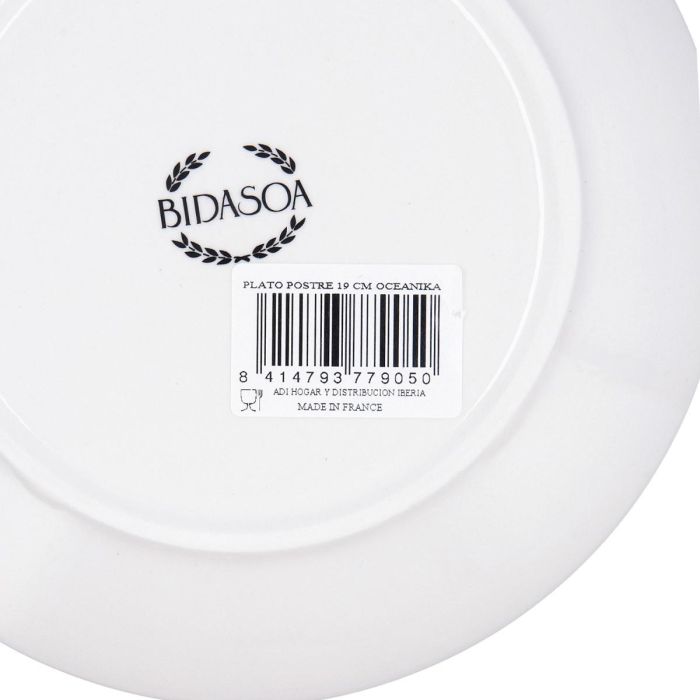 Plato Postre Porcelana Oceanika Bidasoa 19 cm 2 Plato Postre Porcelana Oceanika Bidasoa 19 cm 2