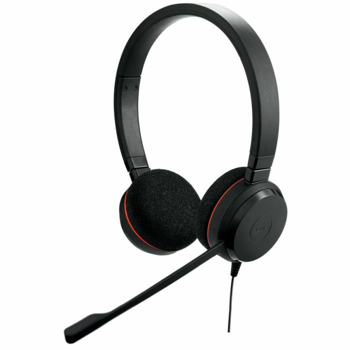 Auriculares con Micrófono Jabra Evolve 20 MS Stereo Negro