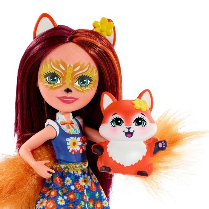 Enchantimals Fxm71 Muñeca Felicity Fox y su Amiga Zorra Flick - Set de Juego con Figura de Animal de 15 cm, Ropa y Accesorios, Edad +4 Años 1 Enchantimals Fxm71 Muñeca Felicity Fox y su Amiga Zorra Flick - Set de Juego con Figura de Animal de 15 cm, Ropa y Accesorios, Edad +4 Años 1