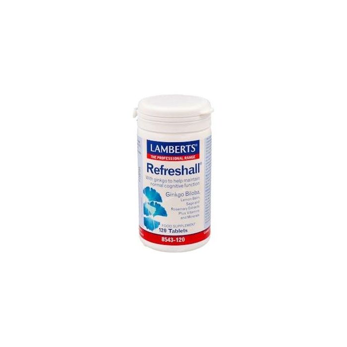 LAMBERTS Refreshall 120 Comprimidos - Apoyo al Funcionamiento Normal del Sistema Nervioso y Función Psicológica