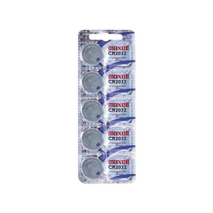 Maxell Pilas Planas De Litio 3 V - Cr2032 -Pack 5- Maxell Pilas Planas De Litio 3 V - Cr2032 -Pack 5-