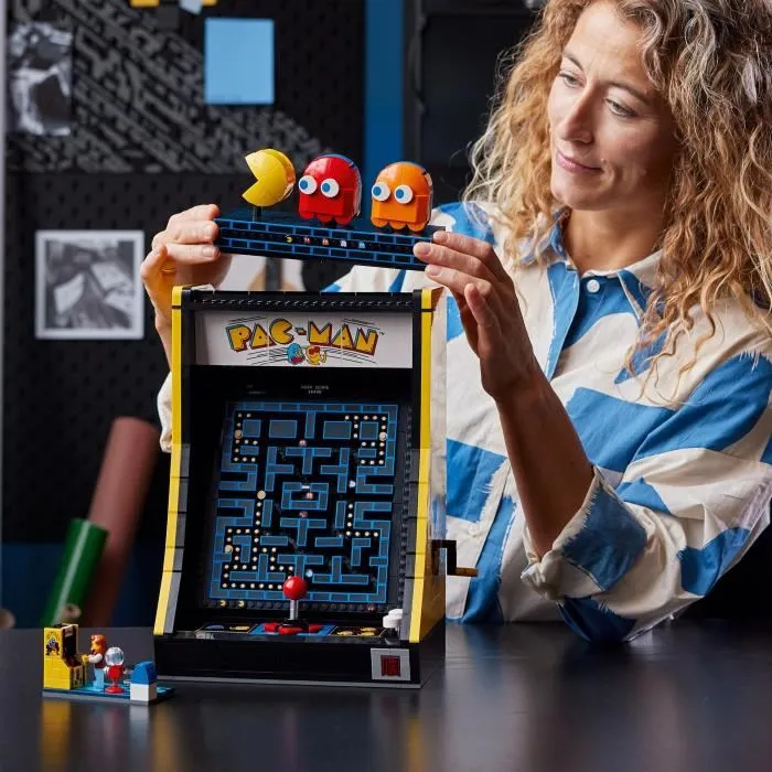 Lego 10323 Icons PAC-MAN Juego Arcade, Maqueta para Construir con Adultos, Máquina de Juego con Personajes 4