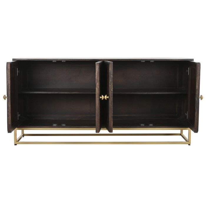 Buffet Moderno DKD Home Decor Marron Oscuro Dorado 47 x 76.2 x 157.5 cm 5