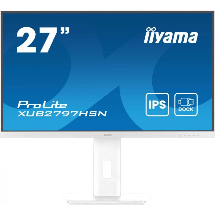 Iiyama ProLite XUB2797HSN-W2 Monitor 27" Full HD IPS, USB-C, LAN, DP-OUT, 300cd/m², Blanco 1 Iiyama ProLite XUB2797HSN-W2 Monitor 27" Full HD IPS, USB-C, LAN, DP-OUT, 300cd/m², Blanco 1