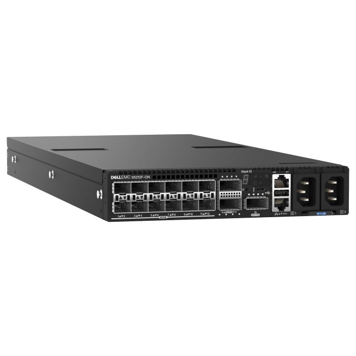 DELL Switch S5212F-ON Gestionado L2/L3 12 Ranuras SFP28 3 QSFP+ 12x25Gbit 3x100Gbit 1U Rack con Fuente de Alimentación Redundante