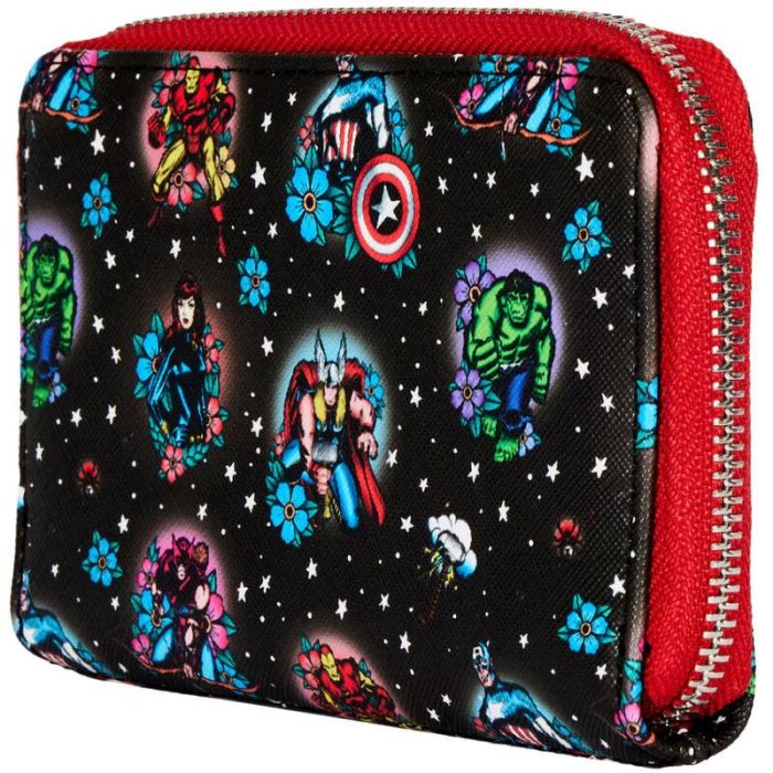 Loungefly Cartera Monedero Funko Marvel Avengers - Licencia Oficial 1 Loungefly Cartera Monedero Funko Marvel Avengers - Licencia Oficial 1