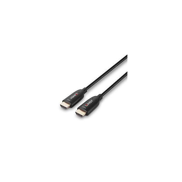 Lindy Cable HDMI Híbrido Fibra Óptica 10m 8K60 48Gbps para Proyector/Pantalla HDMI 2.1 con eARC 4