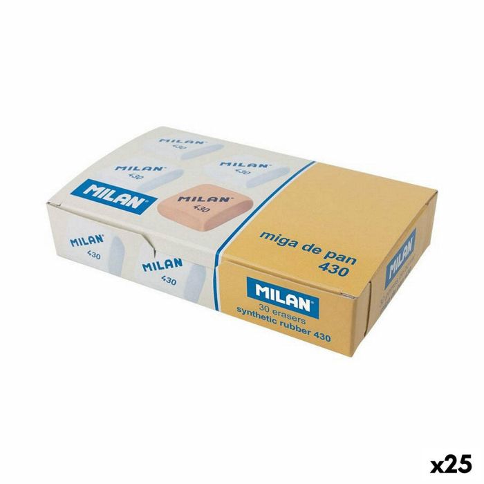 Set de Gomas de Borrar Milan GOMA 430 MIGA DE PAN 30 piezas (25 Unidades) 0 Set de Gomas de Borrar Milan GOMA 430 MIGA DE PAN 30 piezas (25 Unidades) 0