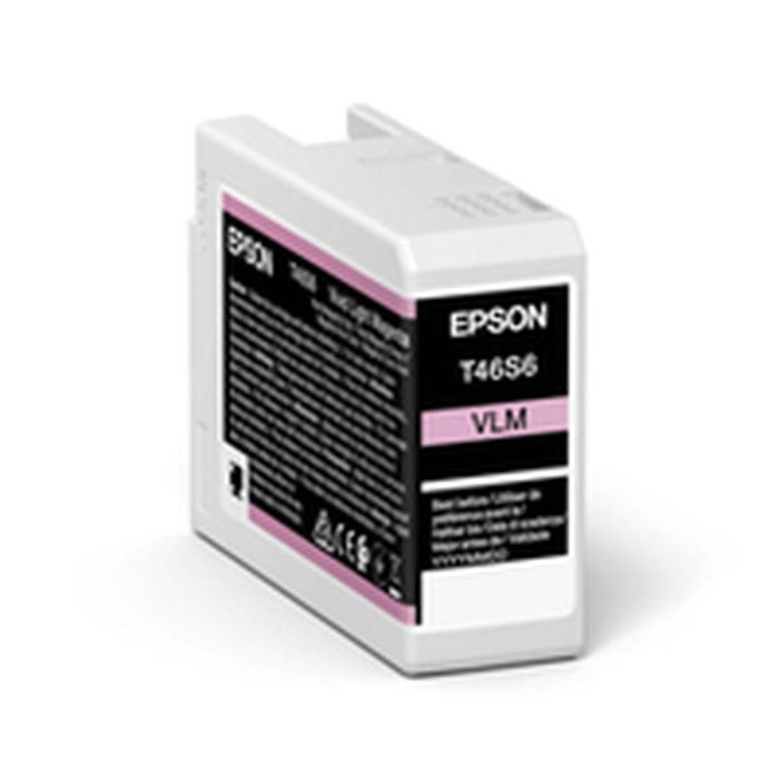 Epson Cartucho Tinta 46S6 Magenta Original 25 ml, Compatible con SureColor SC-P700