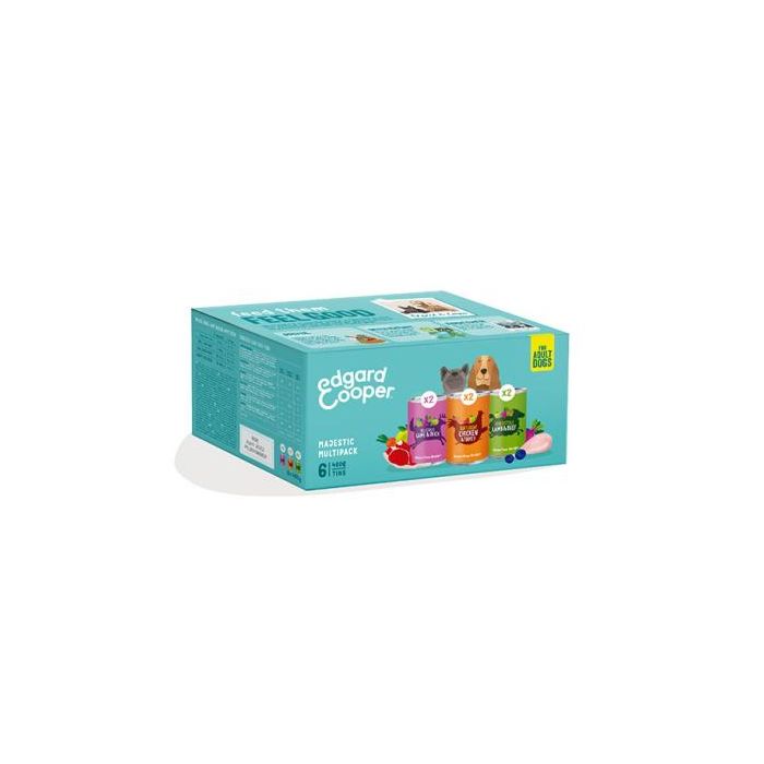 Canine Adult Alimento Húmedo Completo para Perros Adultos, Surtido Pollo, Venado y Cordero, Pack de 6 Latas de 400 Gramos Canine Adult Alimento Húmedo Completo para Perros Adultos, Surtido Pollo, Venado y Cordero, Pack de 6 Latas de 400 Gramos