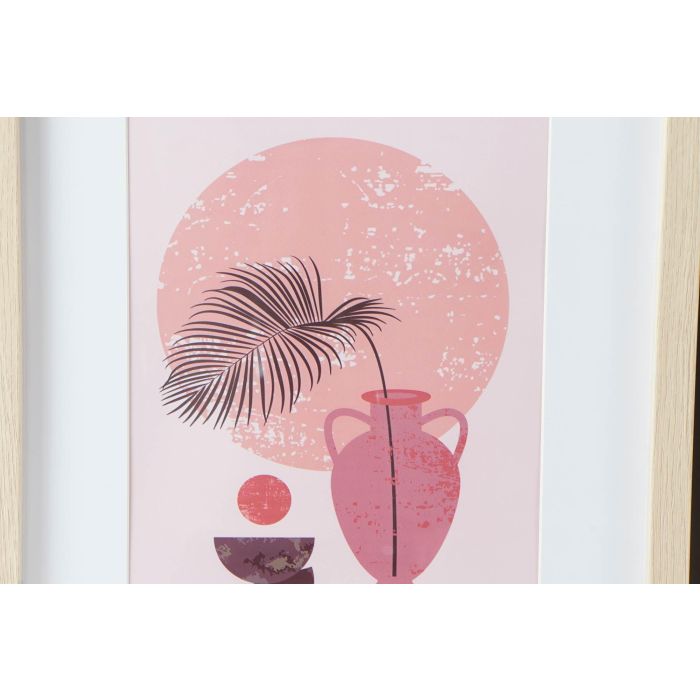 DKD Home Decor Cuadro Decorativo Scandi Abstracto de Pared Beige en Poliestireno (PS) 45 x 35 cm - Juego de 4 Unidades 2 DKD Home Decor Cuadro Decorativo Scandi Abstracto de Pared Beige en Poliestireno (PS) 45 x 35 cm - Juego de 4 Unidades 2