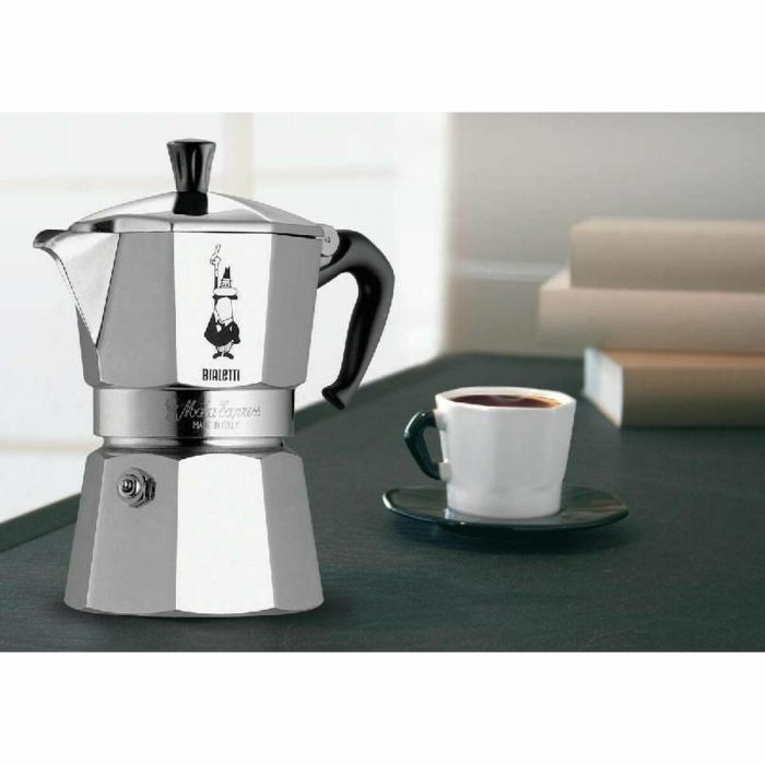 Cafetera Italiana Bialetti 0001165/X4 Plateado Metal Acero Inoxidable Aluminio 1 L 1