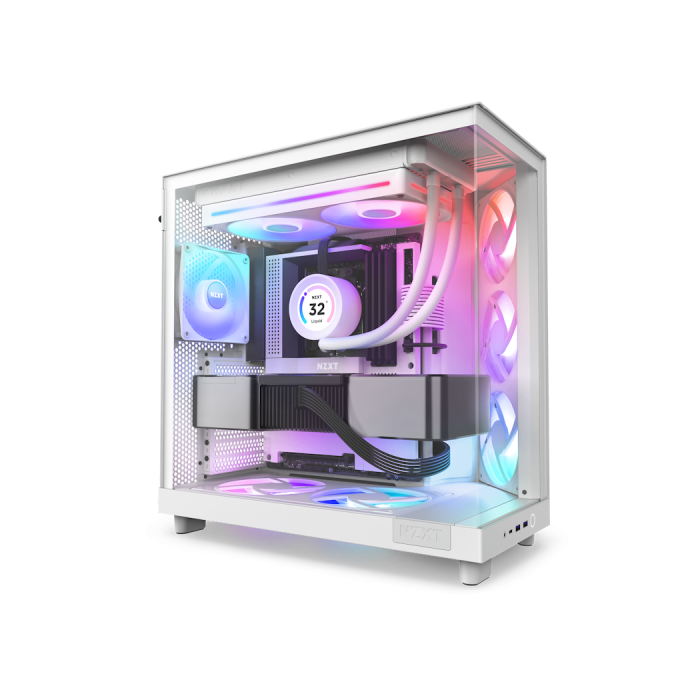 NZXT RF-U28HF-W1 sistema de refrigeración para ordenador Carcasa del ordenador Ventilador Blanco 1 pieza(s) 4