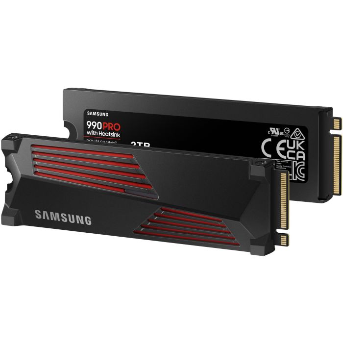 Samsung MZ-V9P2T0CW Disco SSD 990 PRO 2TB M.2 2280 PCIe 4.0 NVMe con Disipador de Calor Compatible PS5 y PC 7