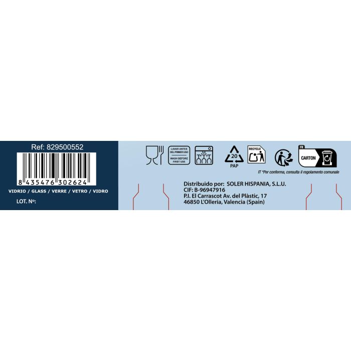 Set 2 Tazas Café con Leche 21 cl Napoli Liso - Inde (36 Cajas) 4 Set 2 Tazas Café con Leche 21 cl Napoli Liso - Inde (36 Cajas) 4