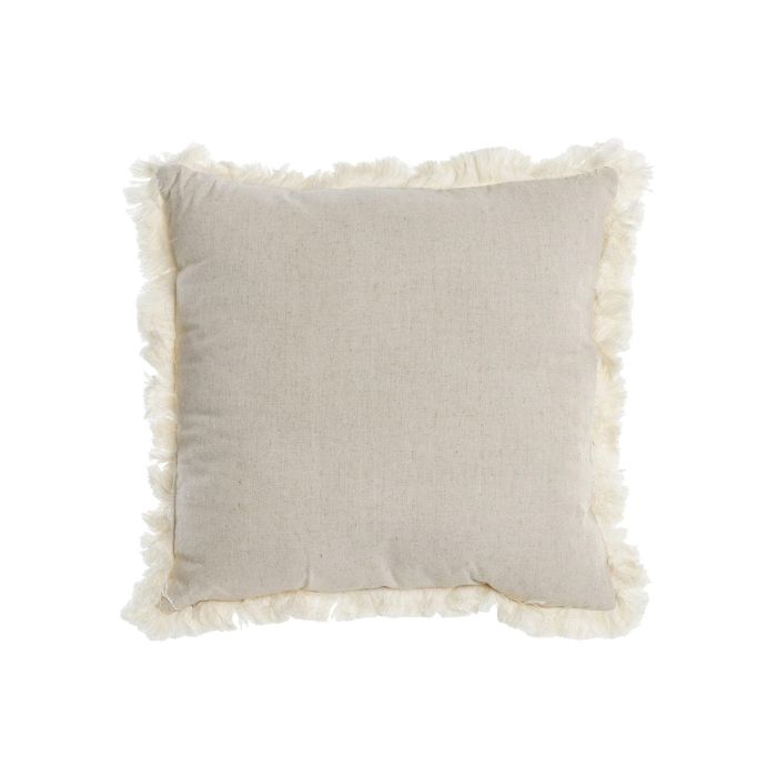 DKD Home Decor Cojin Mediterraneo Hangzhou design 26b Natural Marron 10 x 45 x 45 cm (2 Unidades)