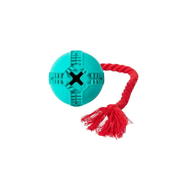 Freedog Juguete de Goma Snack Pelota con Asa 7,6x8 cm