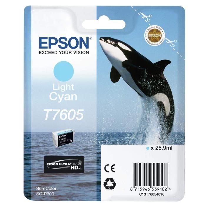 EPSON SURECOLOR SC-P600 Cartucho cian claro 2 EPSON SURECOLOR SC-P600 Cartucho cian claro 2