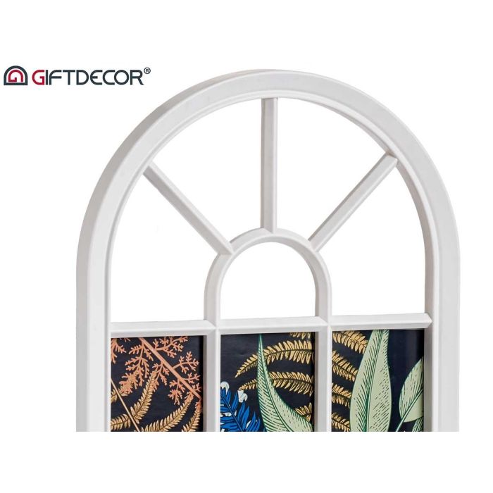 Portafotos Multiple Ventana Blanco Giftdecor 34.5x2.5x69.5 cm (6 Unidades) 4 Portafotos Multiple Ventana Blanco Giftdecor 34.5x2.5x69.5 cm (6 Unidades) 4