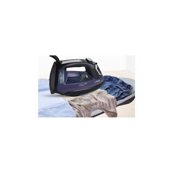 PLANCHA DE VAPOR BOSCH TDA753122V - 3200W - SUPERVAPOR 220G - VAPOR VERTICAL - PROGRAMA ANTISHINE - ANTICALC INTEGRADO - BASE CERANIUM GLISSEE 1 PLANCHA DE VAPOR BOSCH TDA753122V - 3200W - SUPERVAPOR 220G - VAPOR VERTICAL - PROGRAMA ANTISHINE - ANTICALC INTEGRADO - BASE CERANIUM GLISSEE 1
