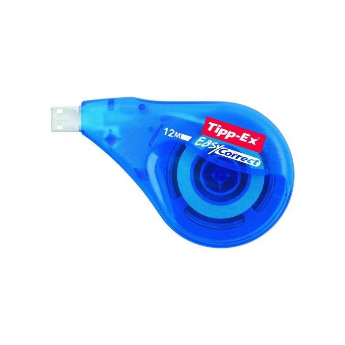 Tipp-Ex Cinta Correctora Easycorrect 4,2 mm x 12M, Caja de 10 Unidades