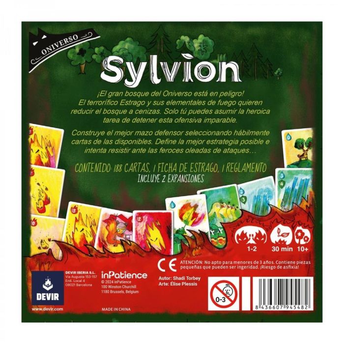 Devir Sylvion Juego de Mesa Cooperativo 1-2 Jugadores 10+ Años 30 Minutos 2 Devir Sylvion Juego de Mesa Cooperativo 1-2 Jugadores 10+ Años 30 Minutos 2
