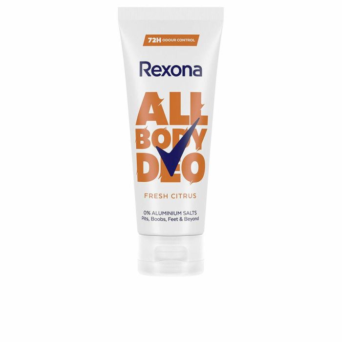 Rexona Desodorante Crema Unisex Fresh Citrus 75 ml - Protección Corporal 72h Sin Aluminio para Axilas, Cuello y Pies 0 Rexona Desodorante Crema Unisex Fresh Citrus 75 ml - Protección Corporal 72h Sin Aluminio para Axilas, Cuello y Pies 0