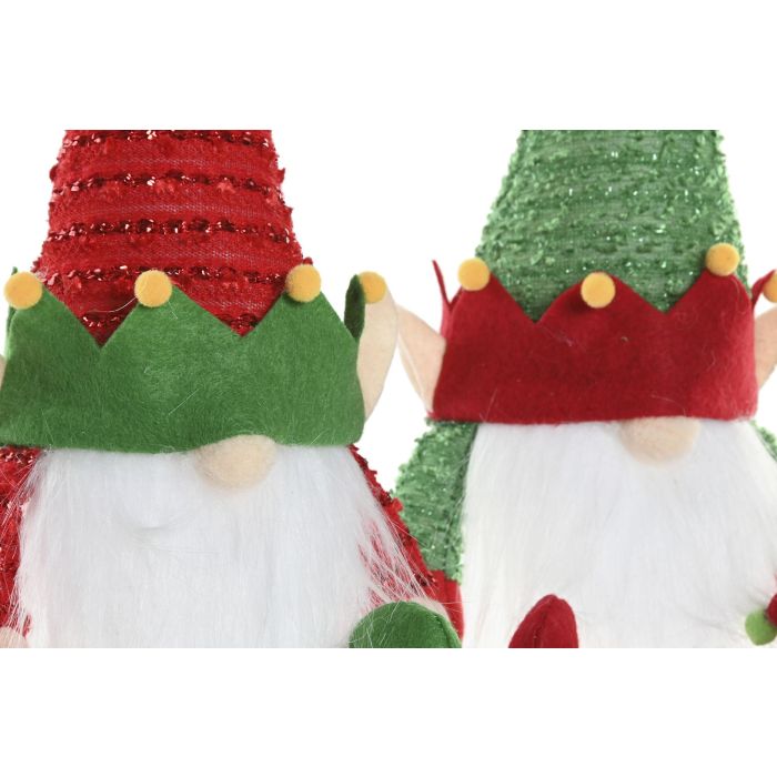 Figura Navidad Tradicional DKD Home Decor Verde Rojo 15 x 31 x 14 cm (6 Unidades) 1 Figura Navidad Tradicional DKD Home Decor Verde Rojo 15 x 31 x 14 cm (6 Unidades) 1