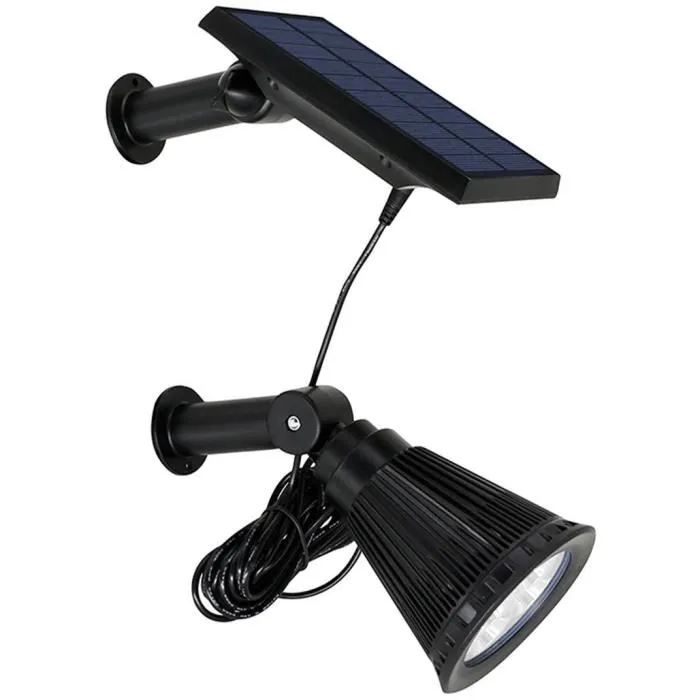 Lumisky SPIKY AWAY W34 Foco Solar Proyector 2 en 1 LED Blanco H42 cm para Pegar o Fijar 1