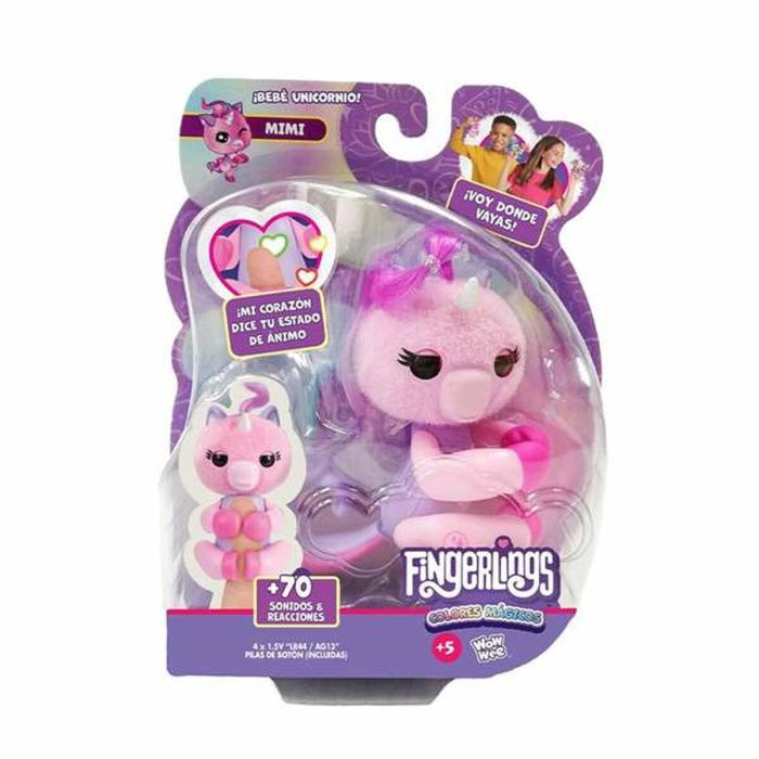 Figura fingerlings con 70 sonidos y reacciones colores mágicos. haz cualquier pregunta. adivinan el futuro!13 cm - modelos surtidos 6