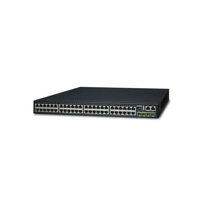 Planet Switch 48 puertos Gigabit 10/100/1000T + 4 SFP+ 10G apilable gestionable L3 Planet Switch 48 puertos Gigabit 10/100/1000T + 4 SFP+ 10G apilable gestionable L3