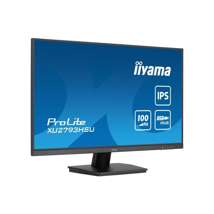 Iiyama ProLite XU2793HSU-B6 Monitor 27" IPS Full HD 100Hz 1ms Negro, HDMI DisplayPort USB, FreeSync, Altavoces 2 Iiyama ProLite XU2793HSU-B6 Monitor 27" IPS Full HD 100Hz 1ms Negro, HDMI DisplayPort USB, FreeSync, Altavoces 2