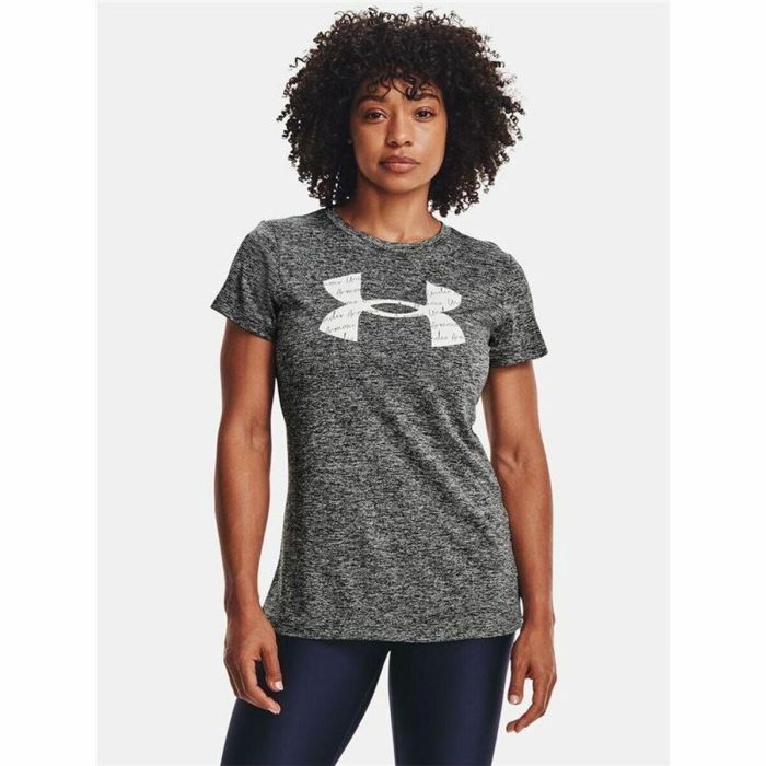 Camiseta de Manga Corta Mujer Under Armour Tech Twist Gris S 3