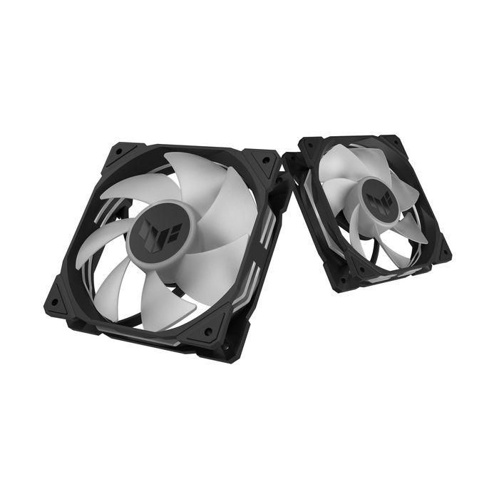 Asus TR120 ARGB Ventilador Chasis 120mm Alta Presión Estática y Flujo Aire, Iluminación Personalizable, Grosor 28mm, PWM 7