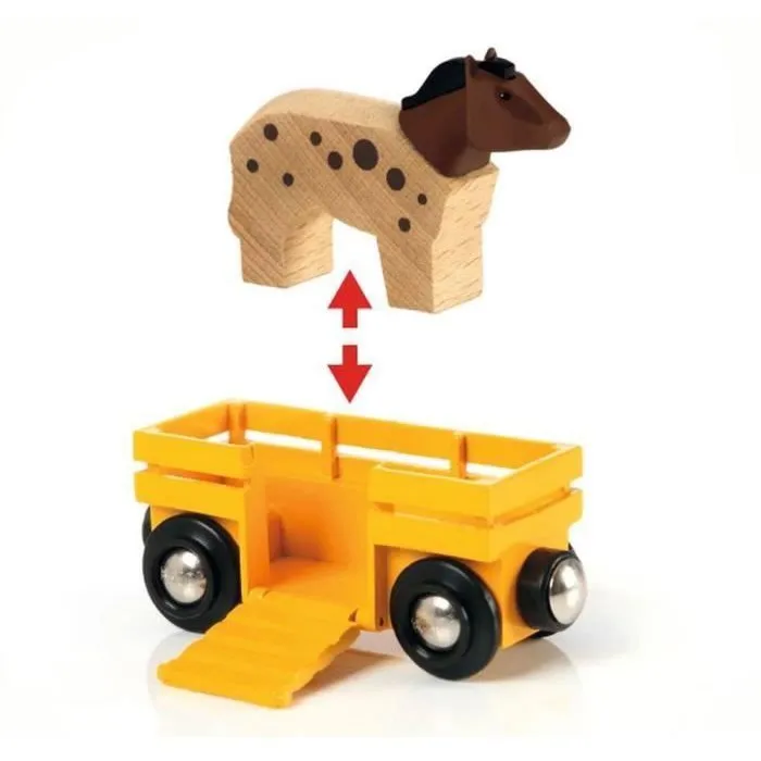 Brio World 33404 Tren de Animales de Granja con Rampa para Niños a partir de 3 Años 4