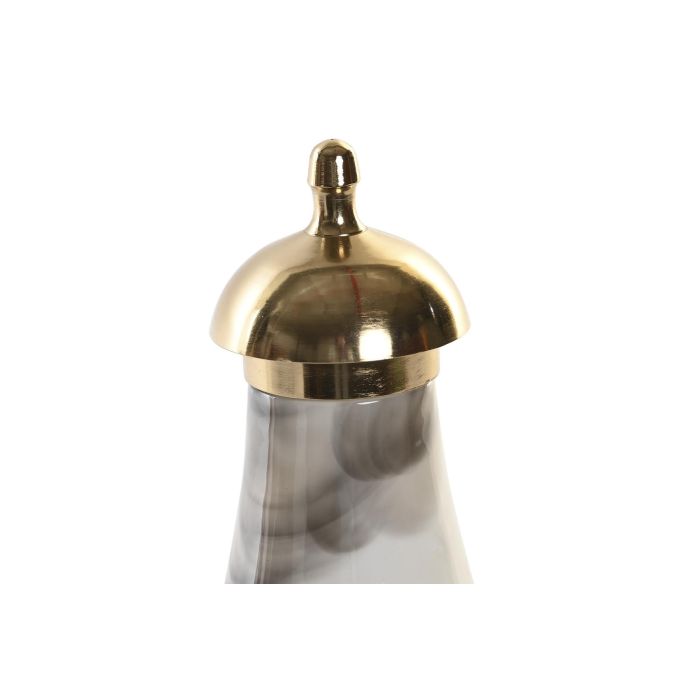 DKD Home Decor Tibor Moderno Bicolor Dorado 17 x 27 x 17 cm (4 Unidades) 1