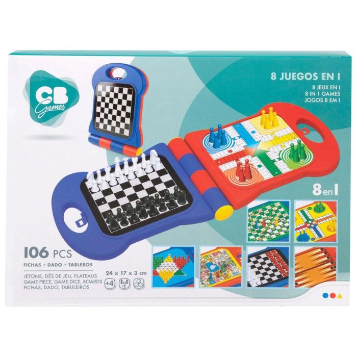 Juego de Mesa Colorbaby Ajedrez 24 x 3 x 17 cm (12 Unidades) (105 Piezas) 1