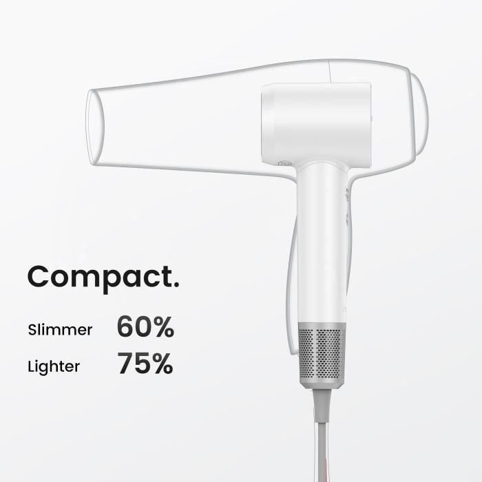 Secador de pelo - LAIFEN - 1HD50-G-EU-WH-004 SWIFT SPECIAL - Fibra de vidrio - 3 accesorios - Blanco 3 Secador de pelo - LAIFEN - 1HD50-G-EU-WH-004 SWIFT SPECIAL - Fibra de vidrio - 3 accesorios - Blanco 3