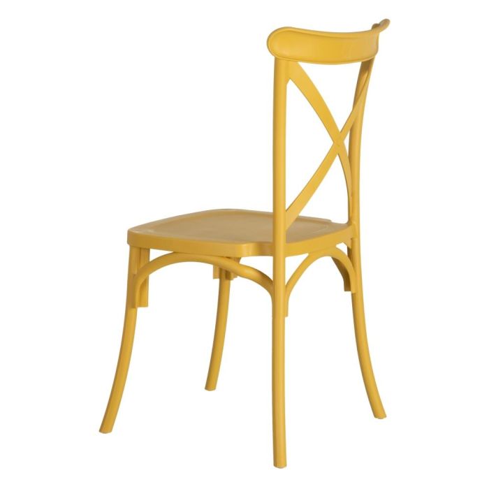 Silla Apilable Amarillo Polipropileno 48,50 X 43 X 91 cm