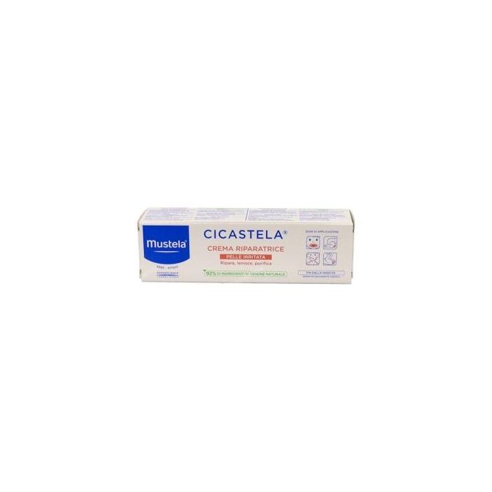Mustela Cicastela Crema Reparadora Hidratante para Piel Irritada de Bebés y Niños. Alivia, Restaura y Protege 40ml