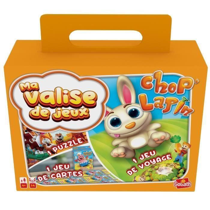 Maleta Multi Juegos 3-Chop Conejo Viaje GOLIATH Maleta Multi Juegos 3-Chop Conejo Viaje GOLIATH