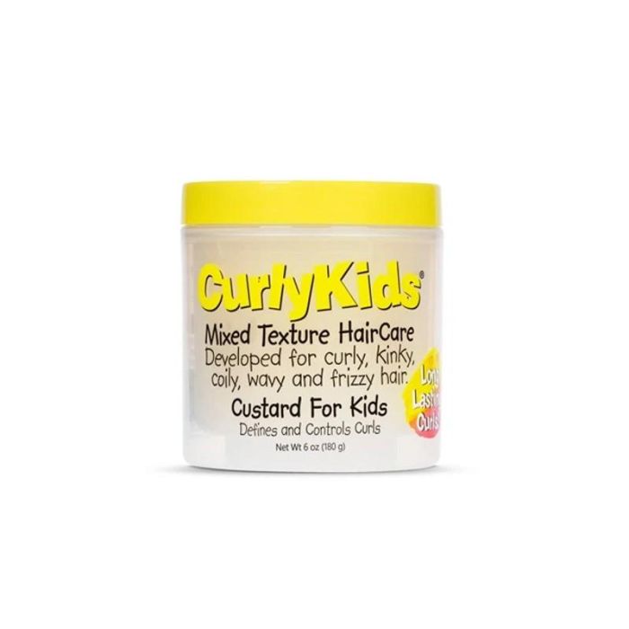 Curly Kids Mixed Texture HairCare Gel/Crema Custard Para Niños 180G/6Oz