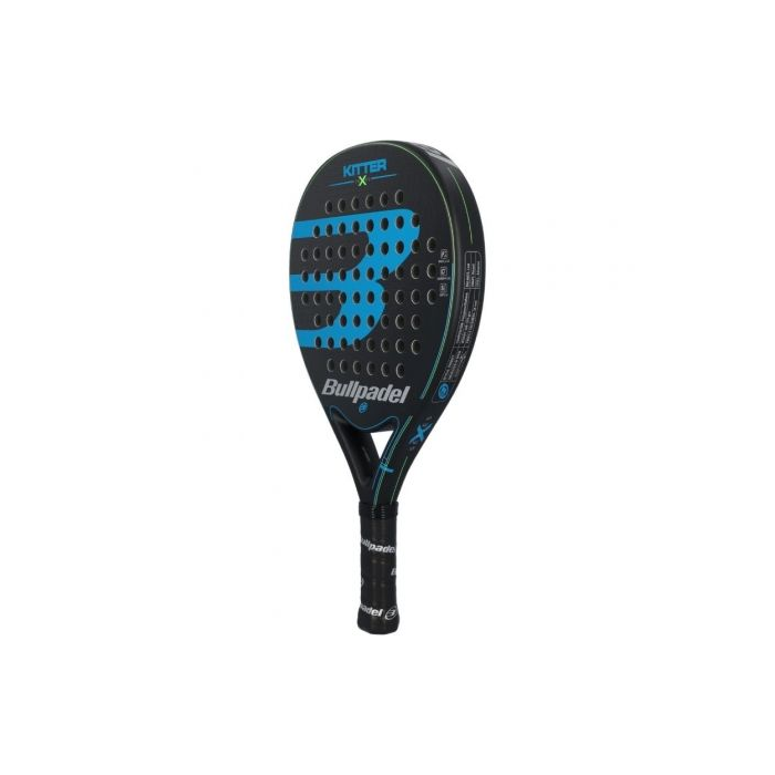 Pala de Pádel Bullpadel Kitter X Blue/ Negra y Azul 1 Pala de Pádel Bullpadel Kitter X Blue/ Negra y Azul 1