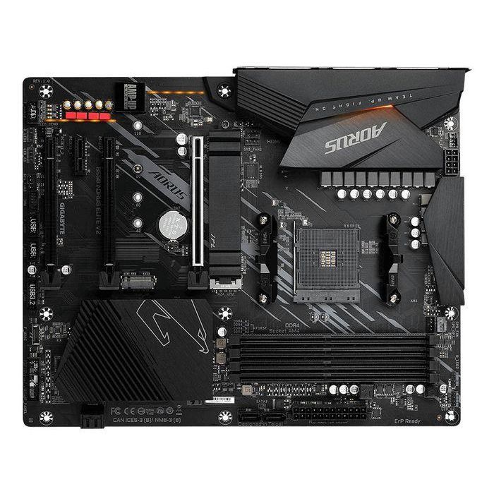 Gigabyte B550 AORUS ELITE V2 Placa Base AMD Ryzen 5000, 12+2 VRM, DDR4 4733MHz, 1xPCIe 4.0 + 1xPCIe 3.0 M.2, 2.5GbE LAN 1 Gigabyte B550 AORUS ELITE V2 Placa Base AMD Ryzen 5000, 12+2 VRM, DDR4 4733MHz, 1xPCIe 4.0 + 1xPCIe 3.0 M.2, 2.5GbE LAN 1