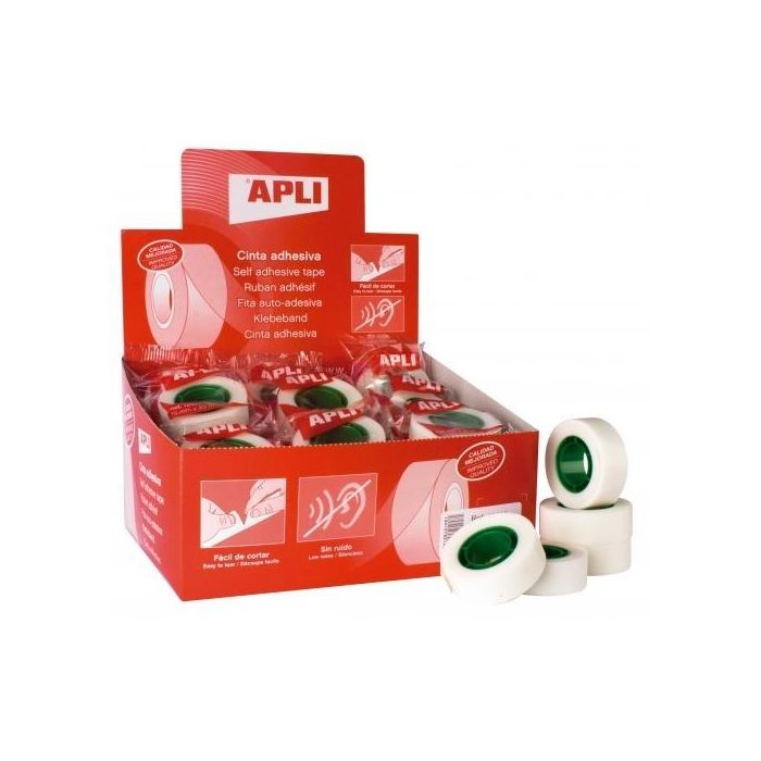 Apli Cinta Adhesiva Invisible Rollo 19 mm X 33M Apli Cinta Adhesiva Invisible Rollo 19 mm X 33M