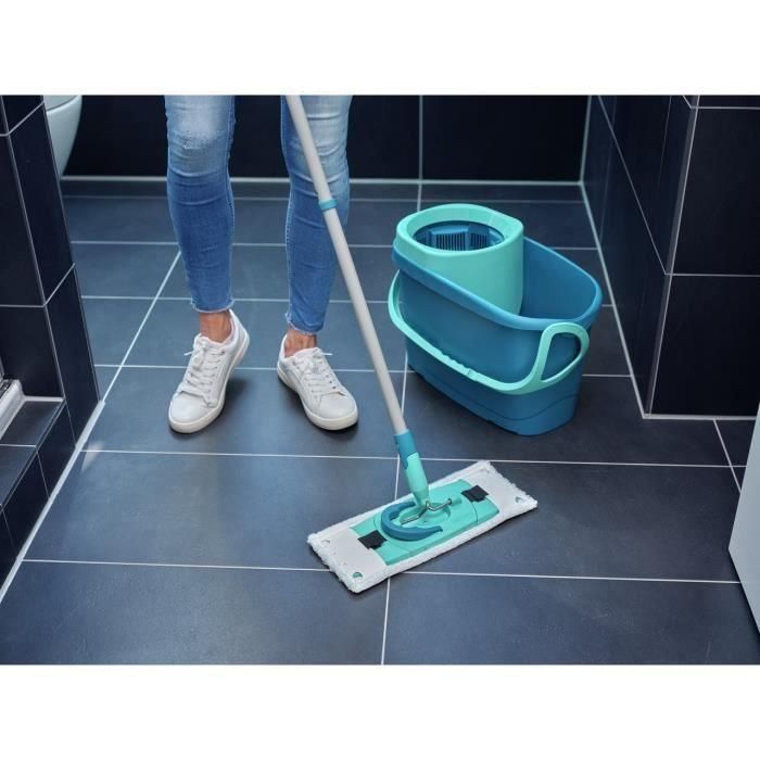 LEIFHEIT Clean Twist M Ergo micro duo 52123 Funda de microfibra de repuesto para fregona plana, limpia suavemente y absorbe 1 LEIFHEIT Clean Twist M Ergo micro duo 52123 Funda de microfibra de repuesto para fregona plana, limpia suavemente y absorbe 1
