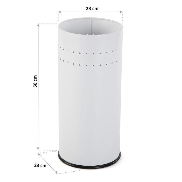 Paragüero Versa Malena Blanco 23 x 50 x 23 cm 1 Paragüero Versa Malena Blanco 23 x 50 x 23 cm 1