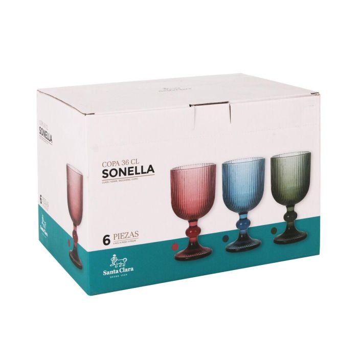 Copa de champán Santa Clara Sonella Verde (36 Unidades) 2 Copa de champán Santa Clara Sonella Verde (36 Unidades) 2